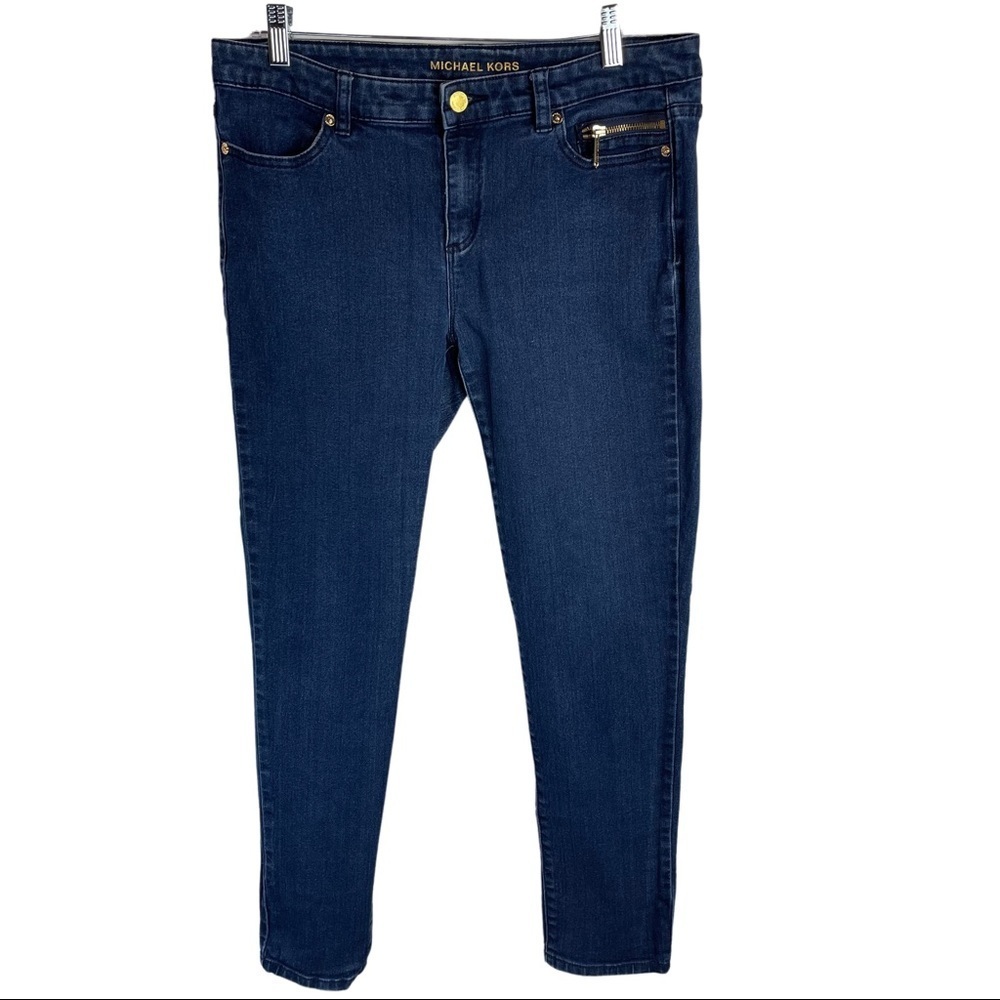Michael Kors Blue Denim Skinny Jeans Size 10